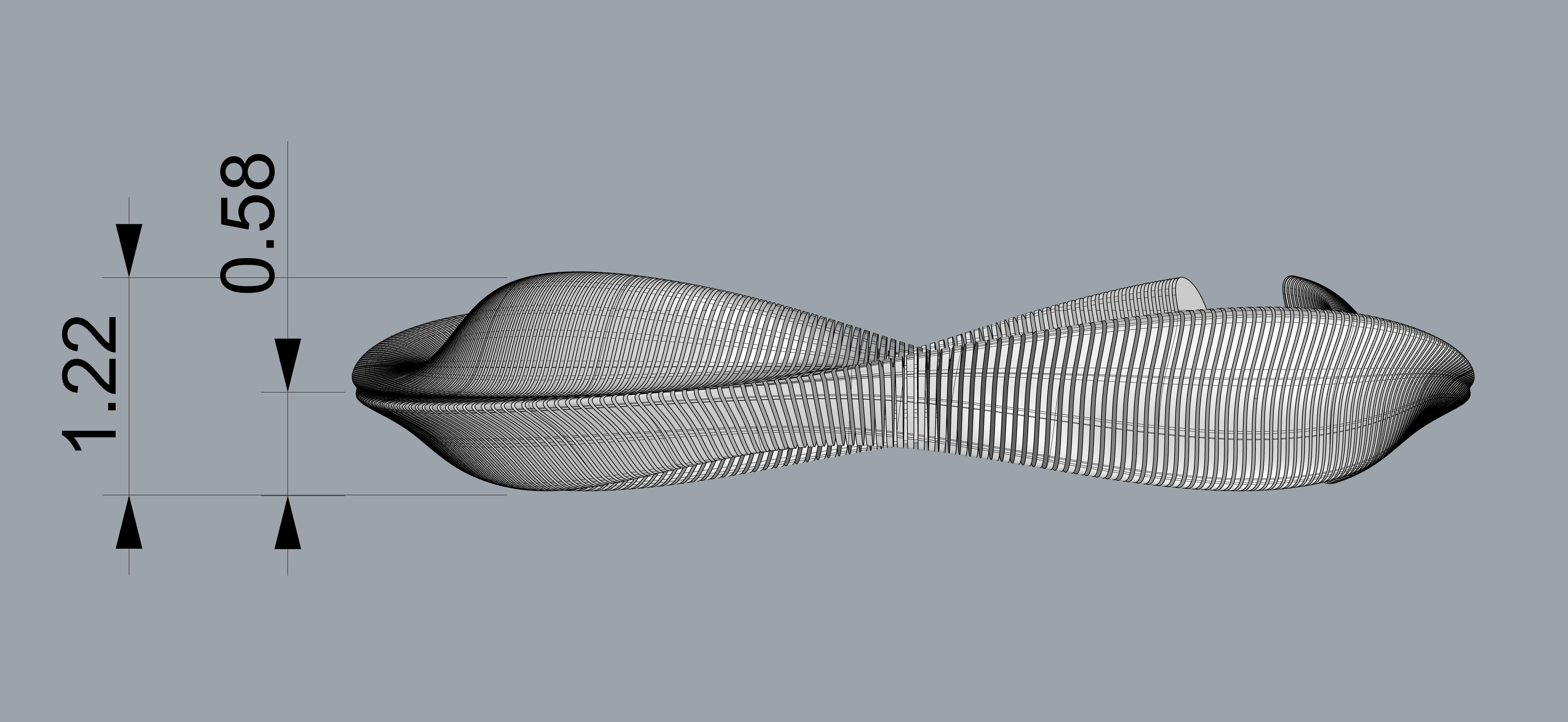 Parametric Tree Bench Seat 3D model_15