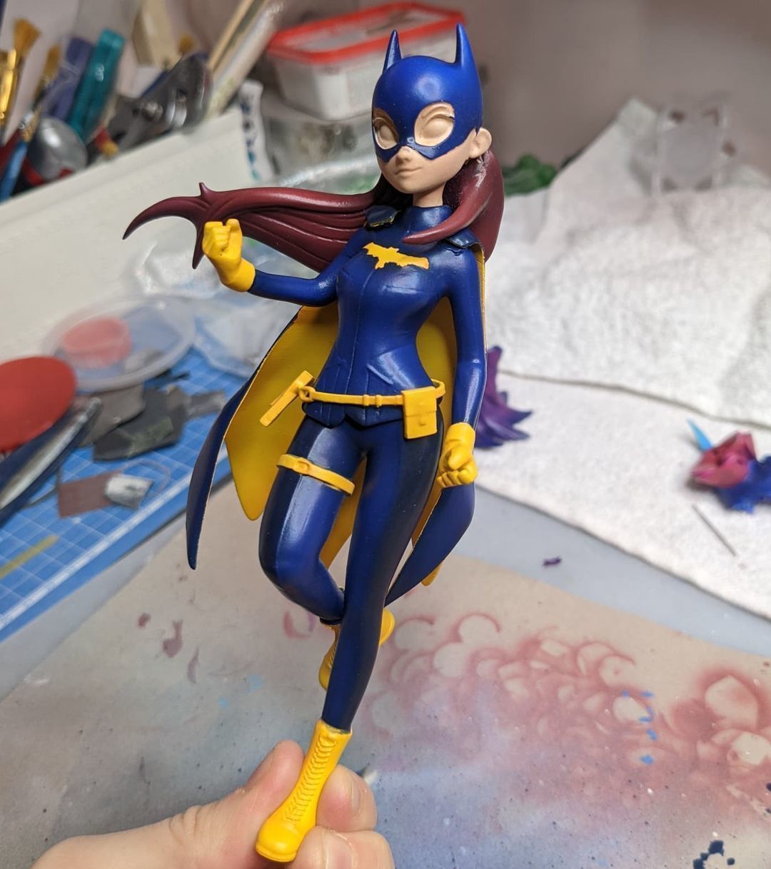 Bat girl 3D print model_9