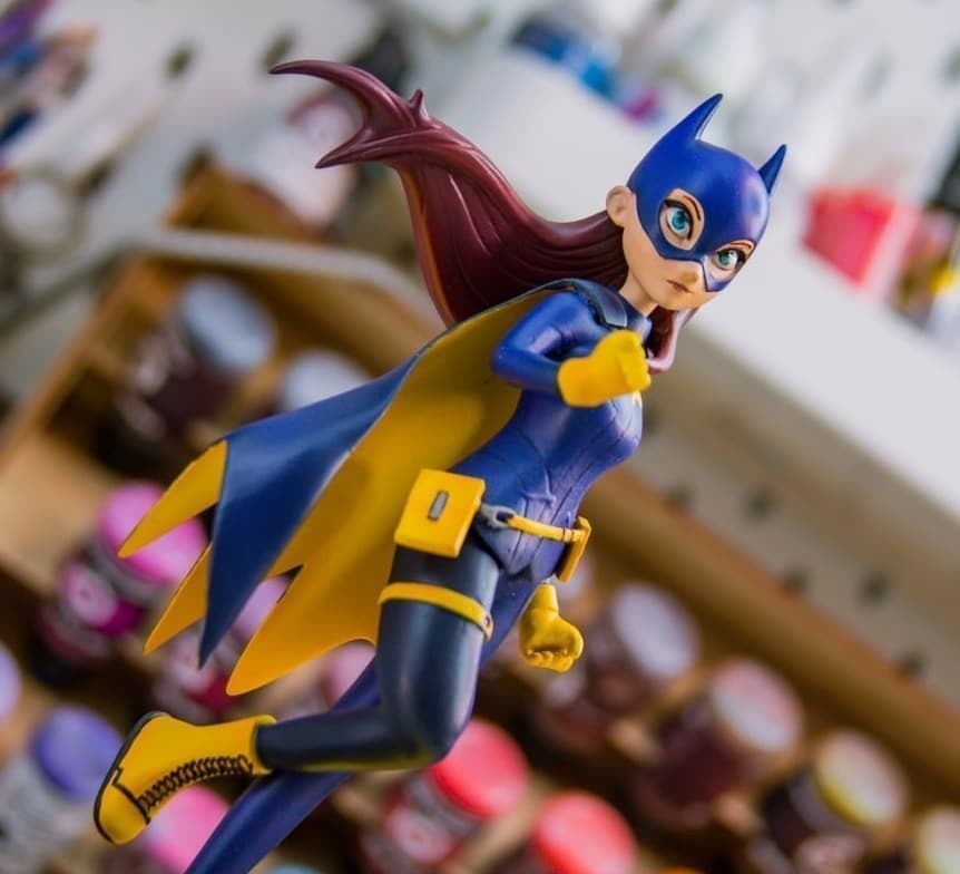 Bat girl 3D print model_10
