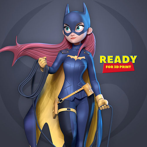 Bat girl 3D print model