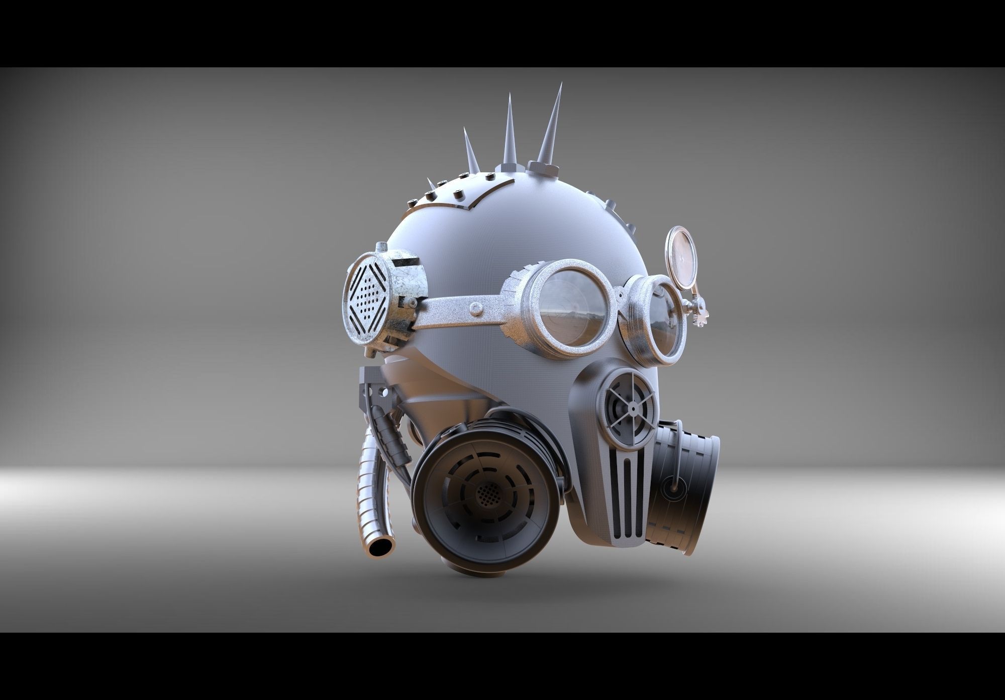 steam head 3D print model_9