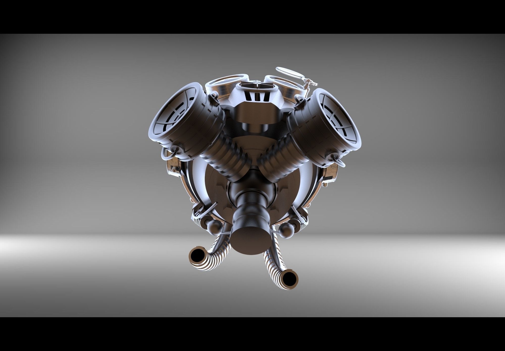 steam head 3D print model_11