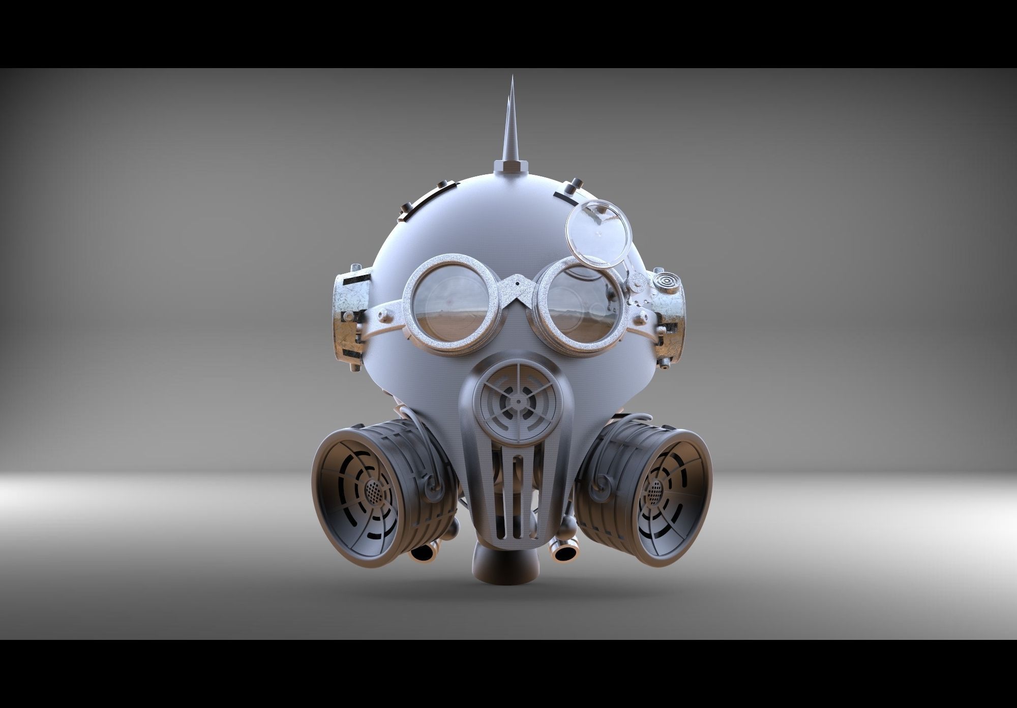 steam head 3D print model_1