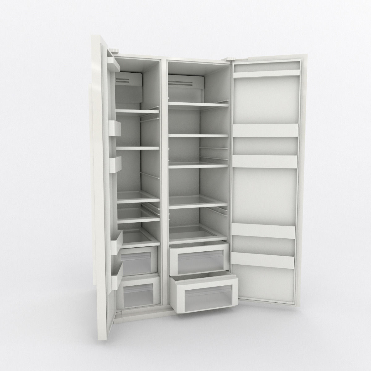 Samsung side by side 3D model_1