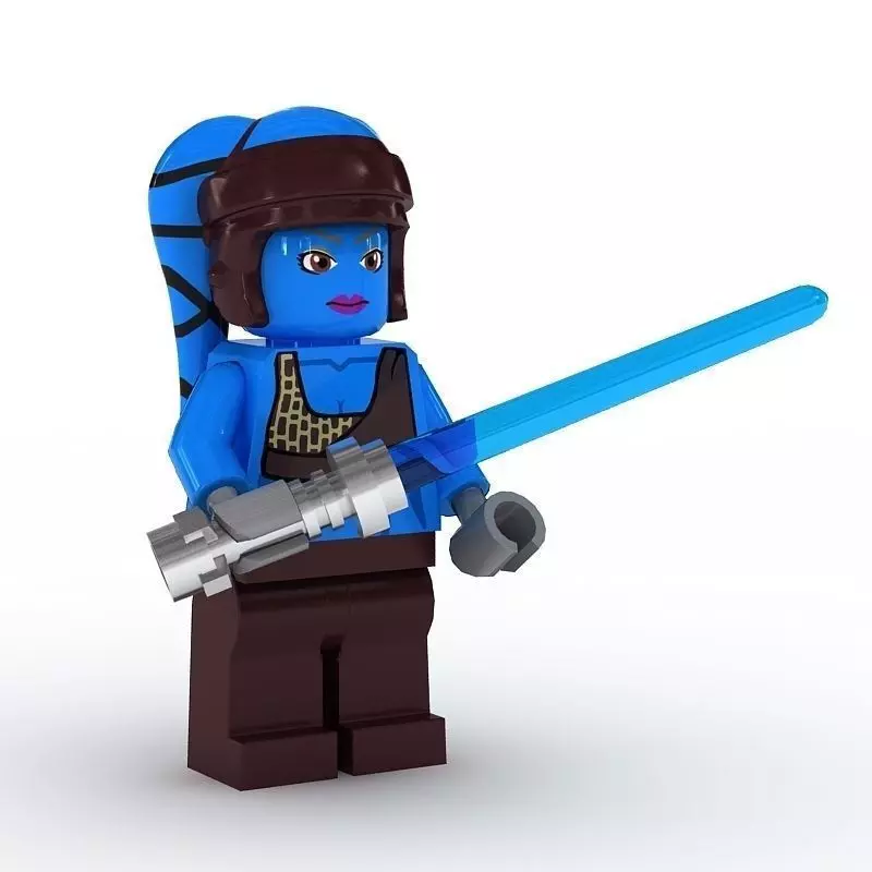 LEGO Minfigure Aayala Secura 3D model_0