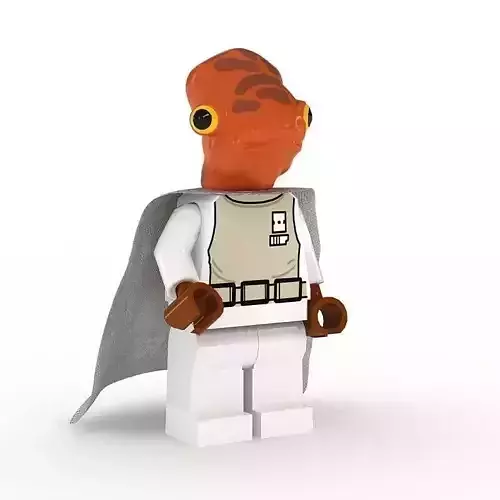LEGO Minfigure Admiral Ackbar