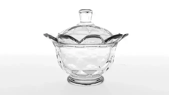 Crystal Sugar Bowl