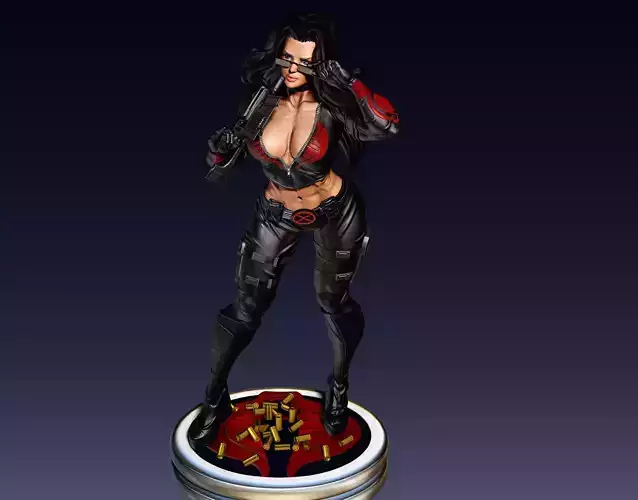 Baroness 3D print avengers female statue 3D print model