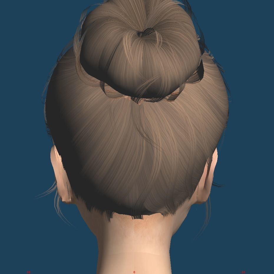 Unity Humanoid Model Female 025 Free 3D model_6