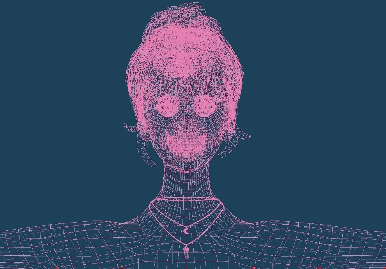 Unity Humanoid Model Female 025 Free 3D model_2