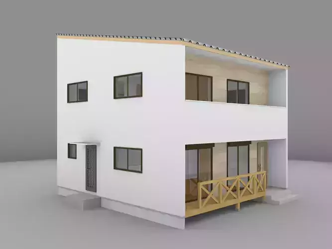 House model for background 13
