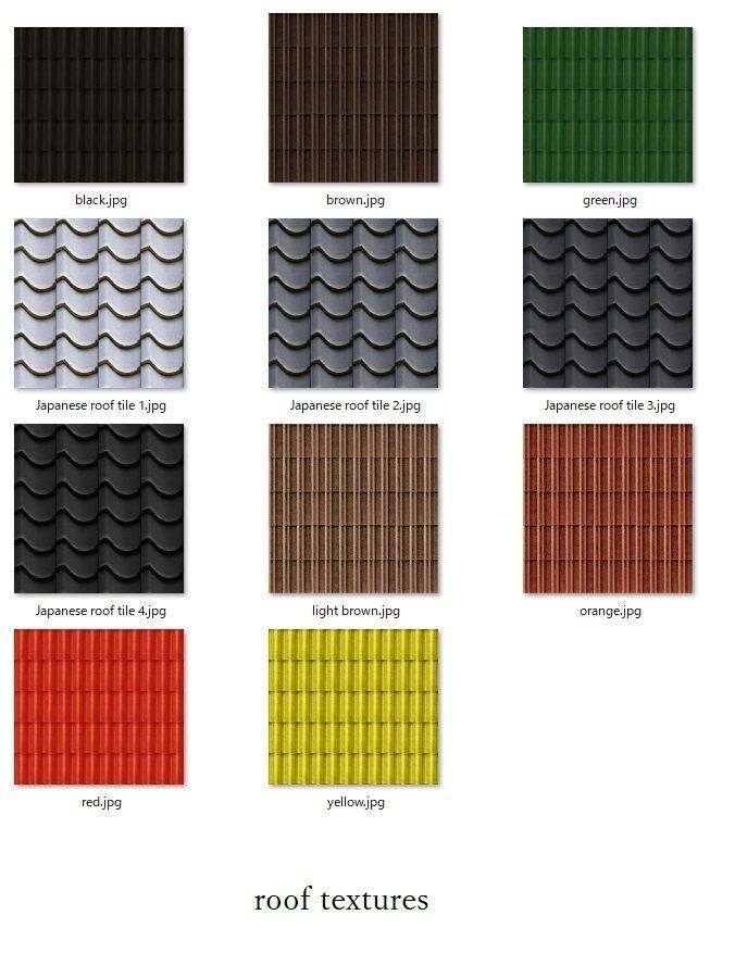 House model for background 13 Low-poly 3D model_12