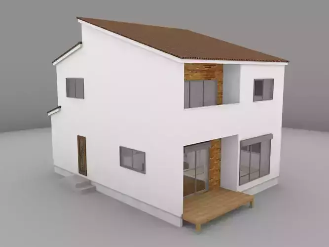 House model for background 14
