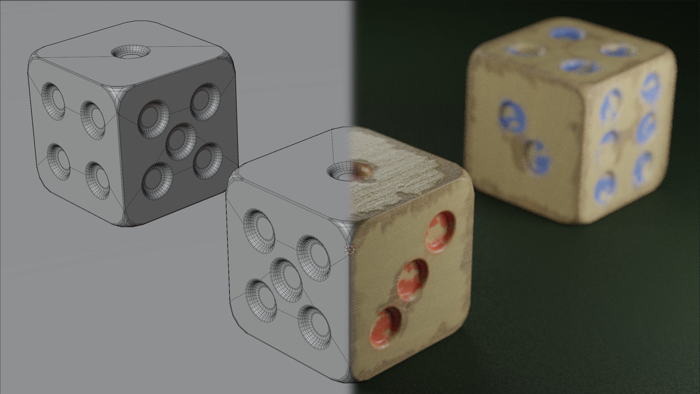 Dice used 3D model_3