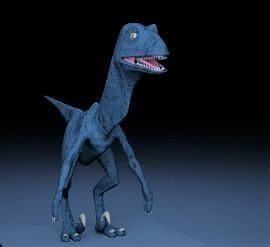 Veloraptor dinosaur 3D model
