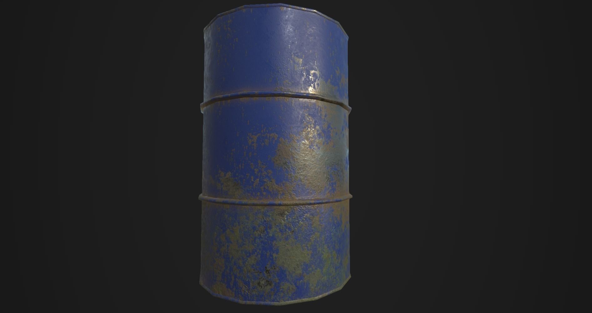 Shed with props Low-poly 3D model_22