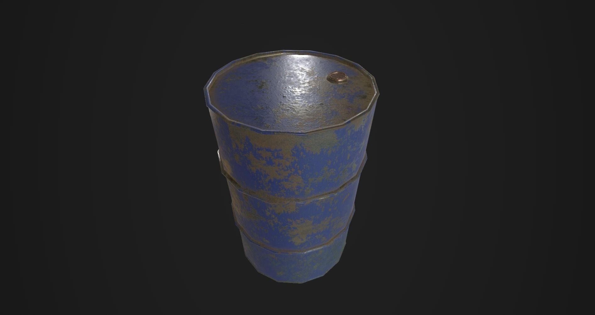 Shed with props Low-poly 3D model_23