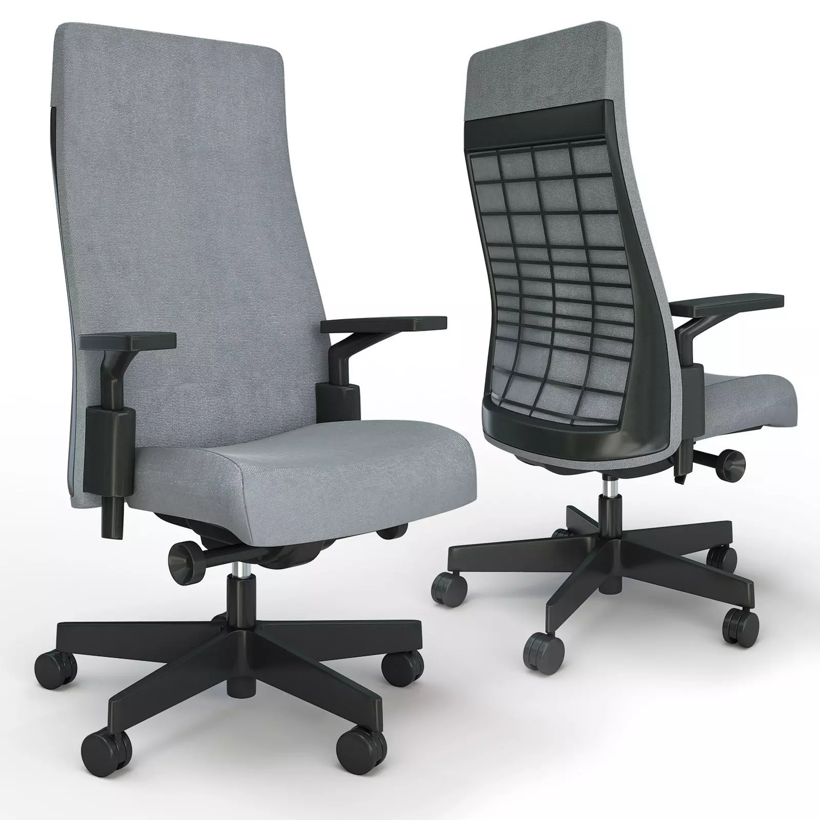 Knoll Remix - Hight Back Chair 3D model
