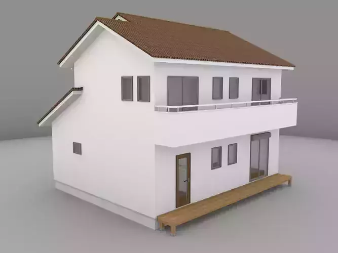House model for background 22