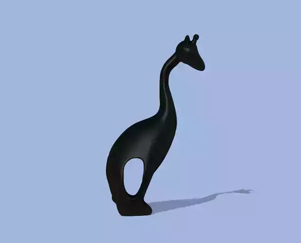 A  cute Giraffe for decoration 3D print model