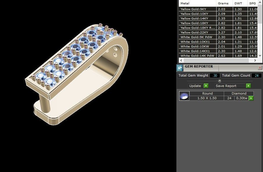 Large Diamond Dogtag Pendant 3D print model_6