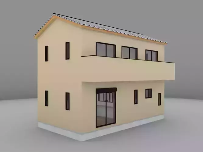 House model for background 30