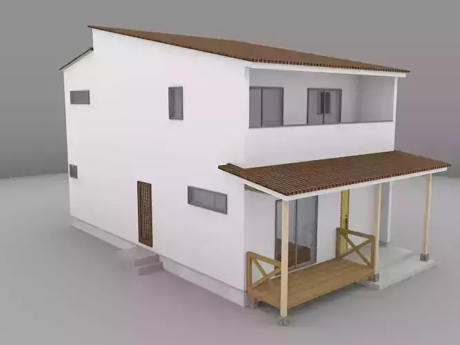 House model for background 27