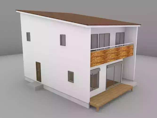 House model for background 24