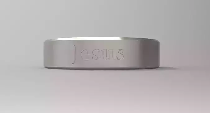 Jesus Ring Platinum