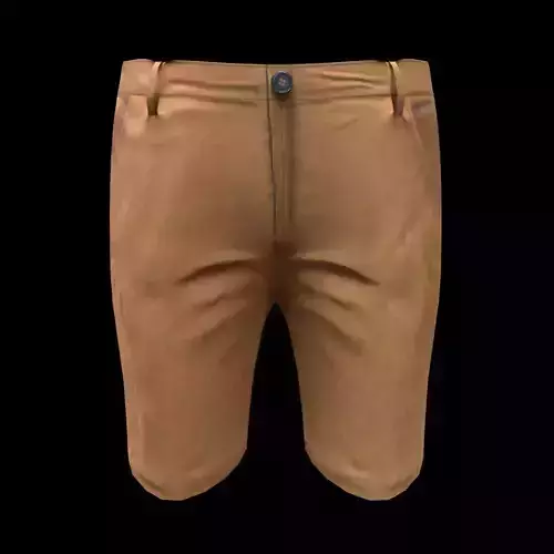 short shorts Low-poly 3D model