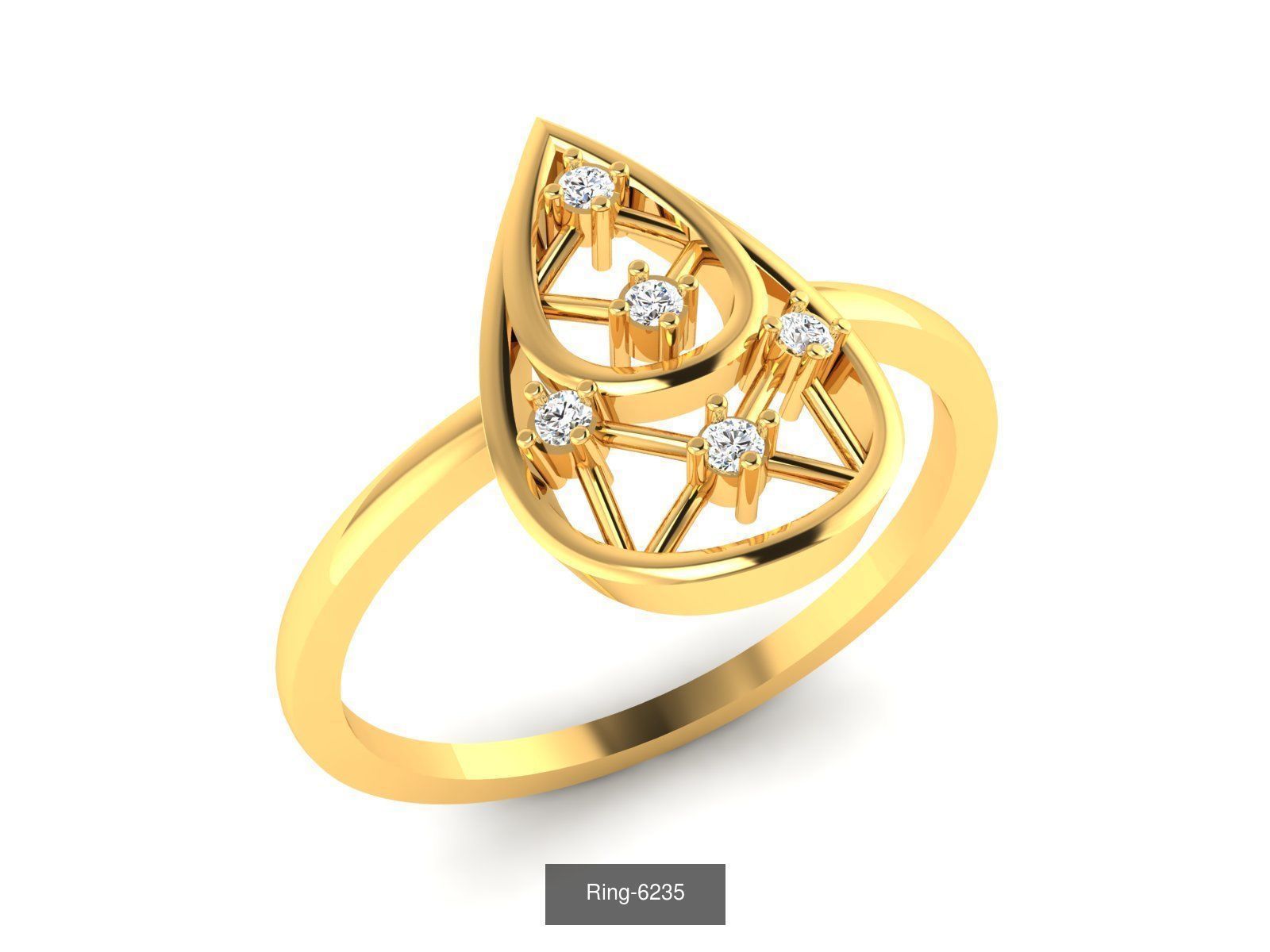 66 Flower rings 3D Model Collection_58