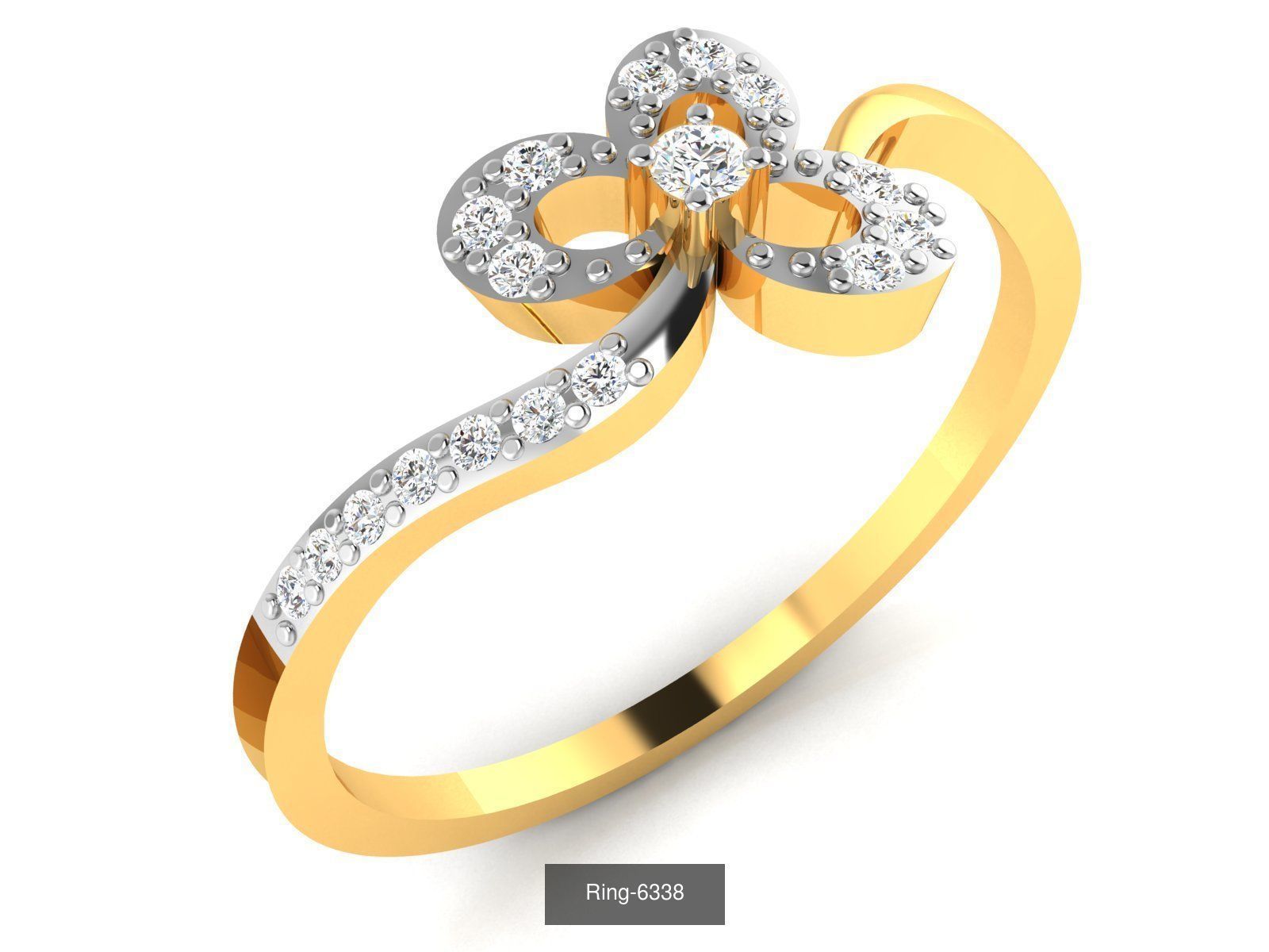 66 Flower rings 3D Model Collection_35
