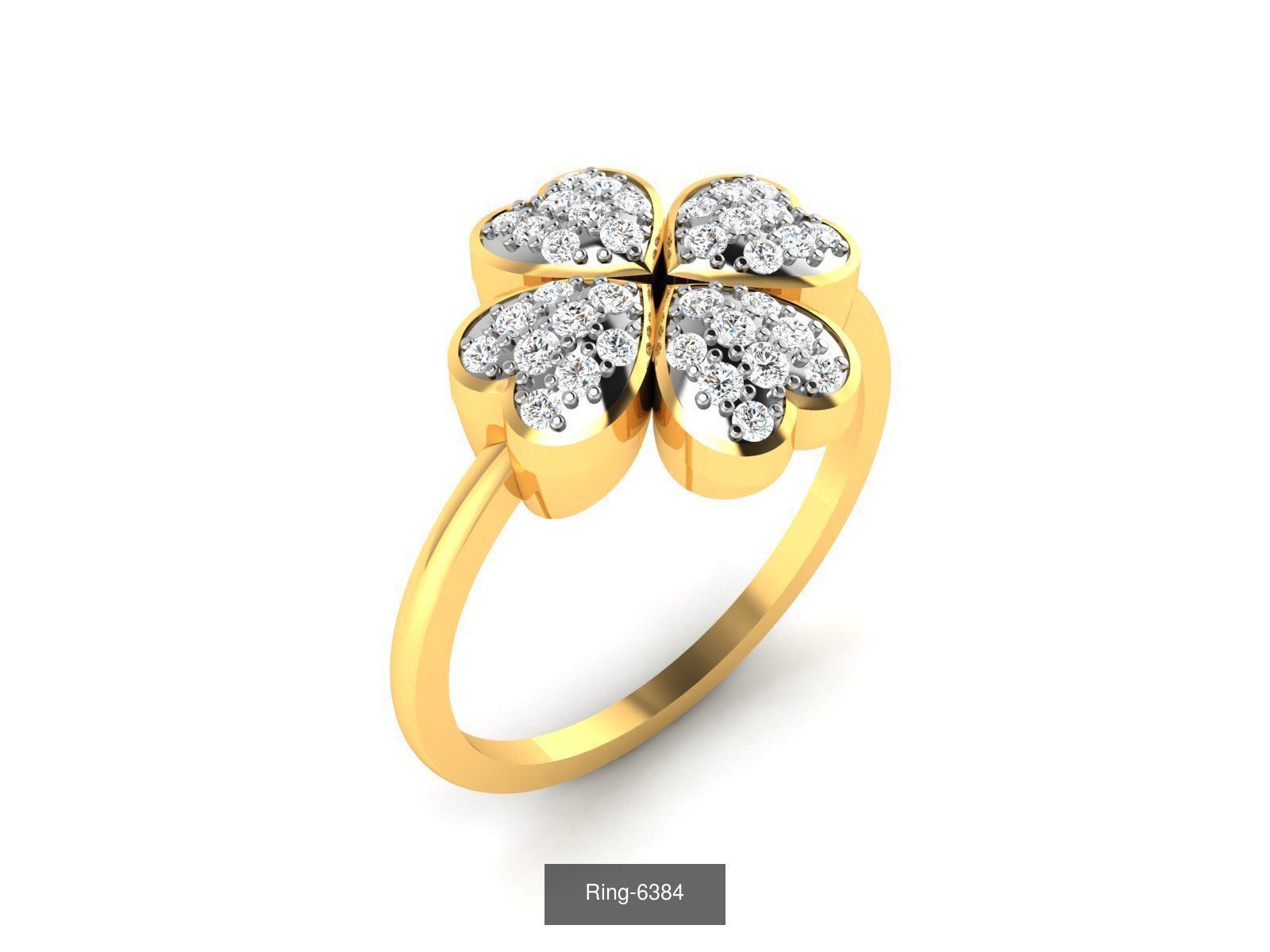 66 Flower rings 3D Model Collection_30
