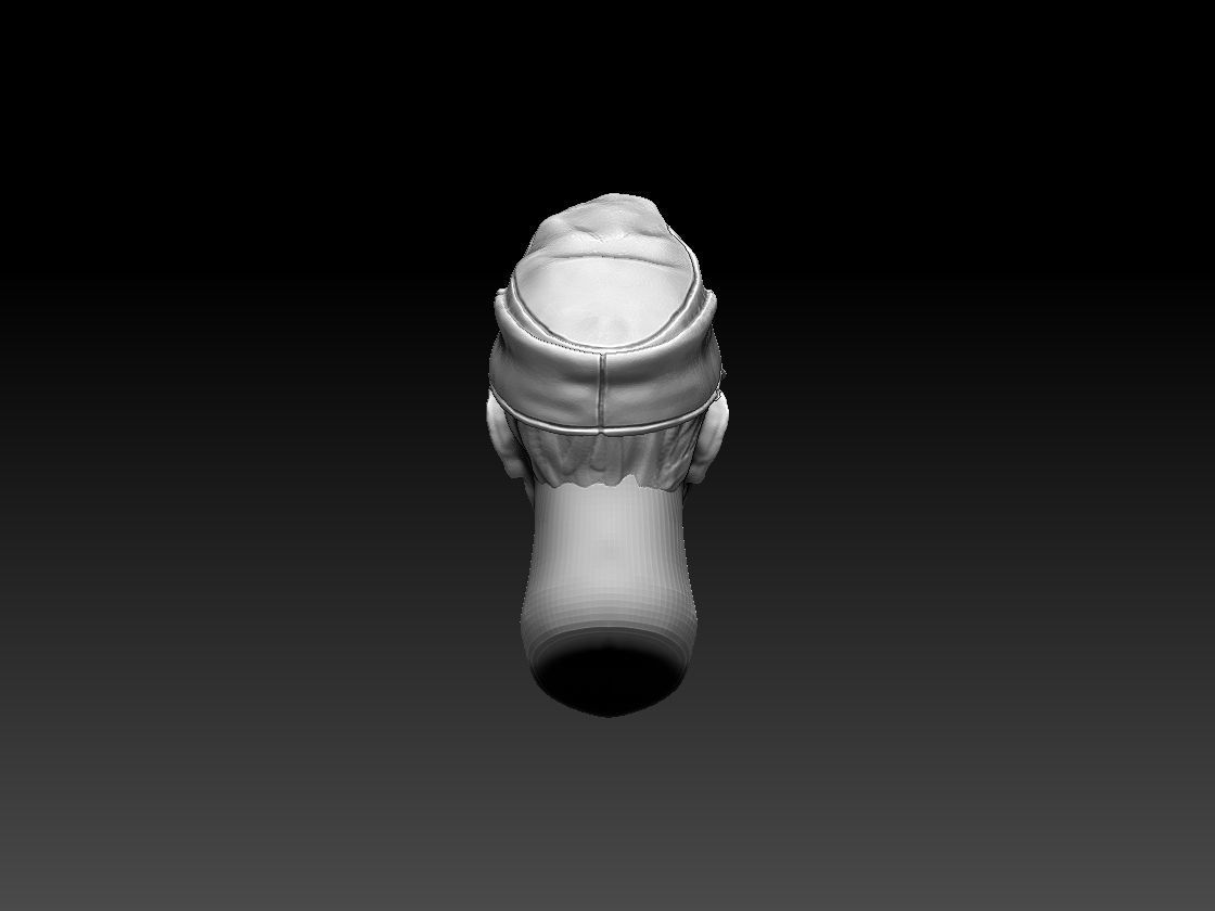 head 9 shoe 3D print model_2