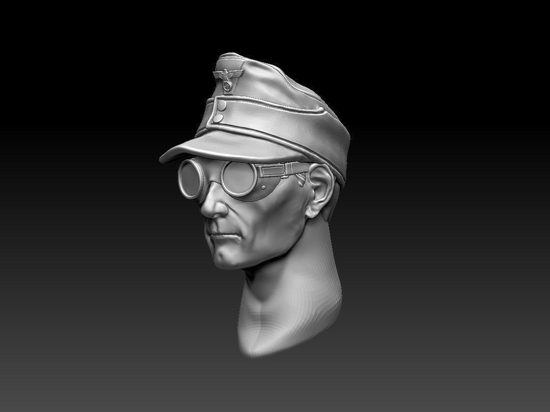 head 9 shoe 3D print model_8