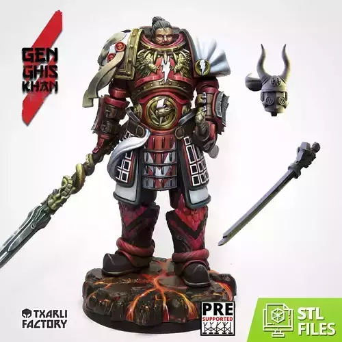 Genghis Khan 3D print model