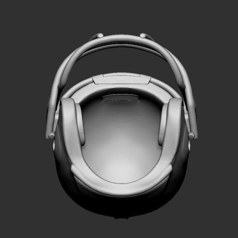American Football Helmet  3D print model_7