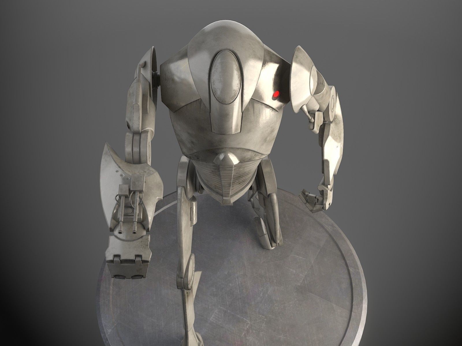 Star Wars B2 Battle Droid 3D model_8