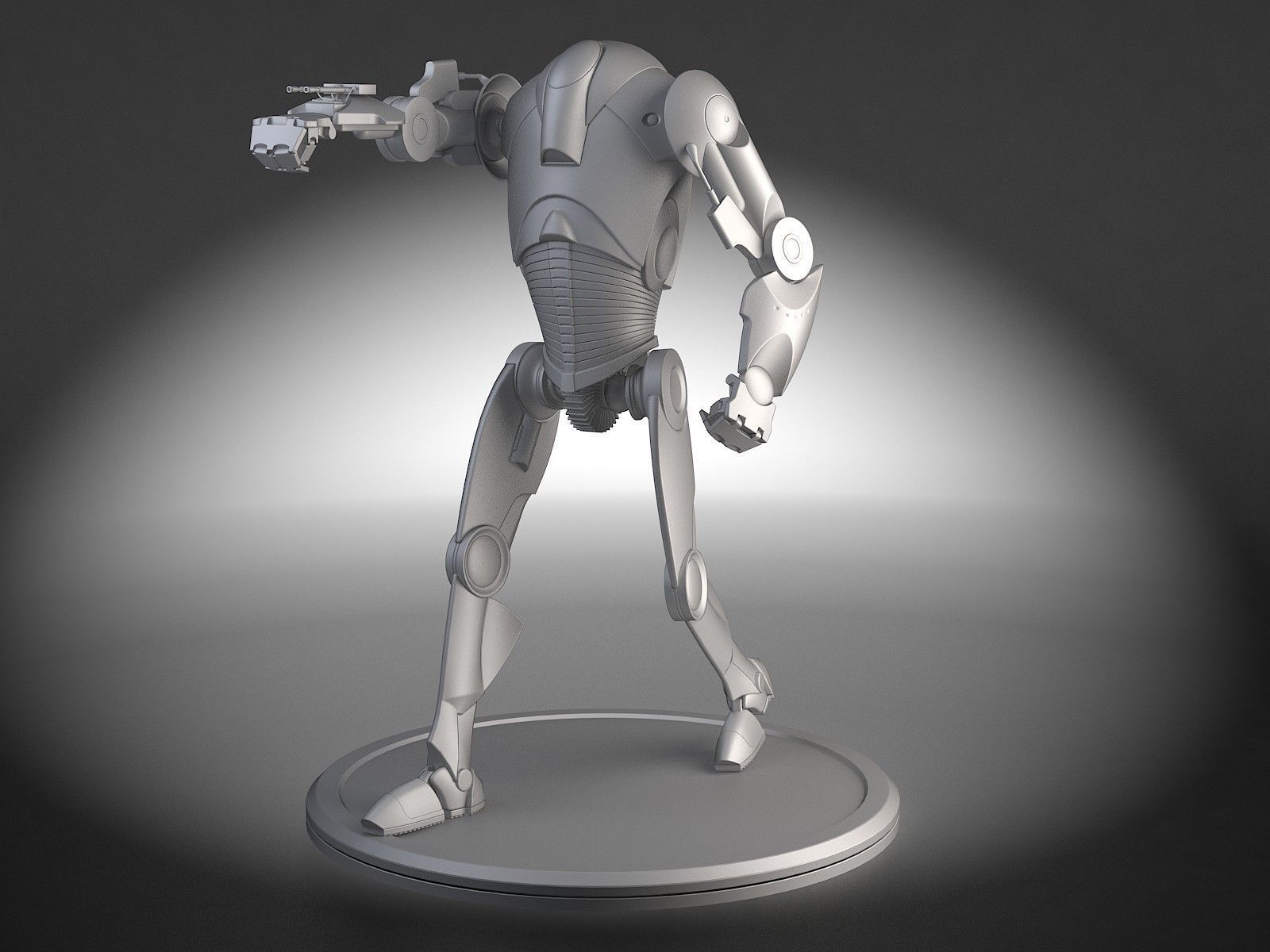 Star Wars B2 Battle Droid 3D model_9