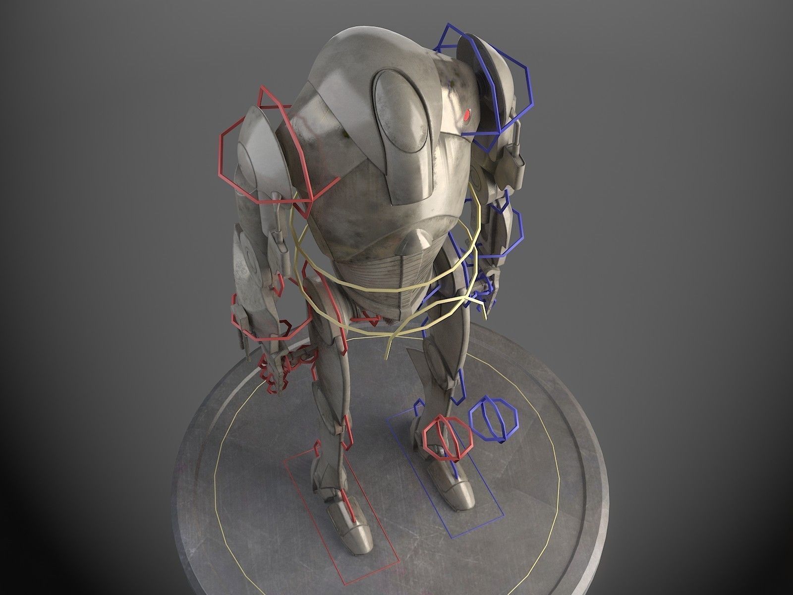 Star Wars B2 Battle Droid 3D model_7