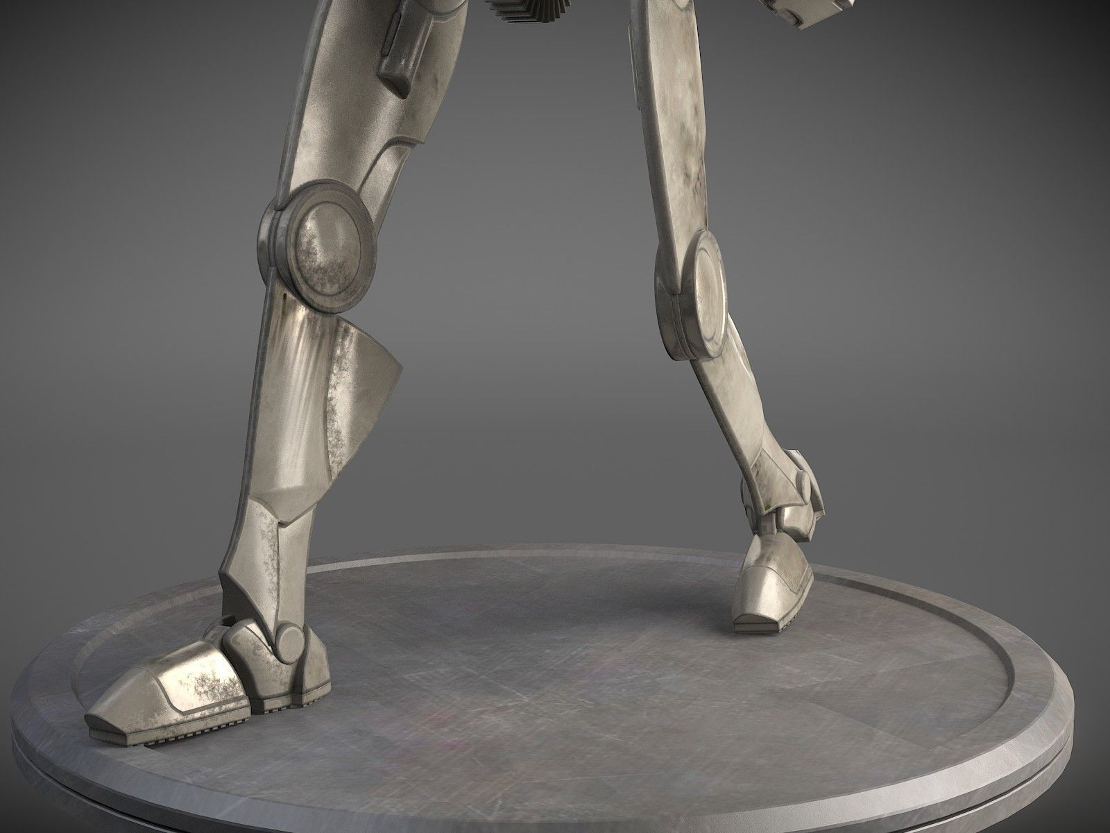 Star Wars B2 Battle Droid 3D model_3