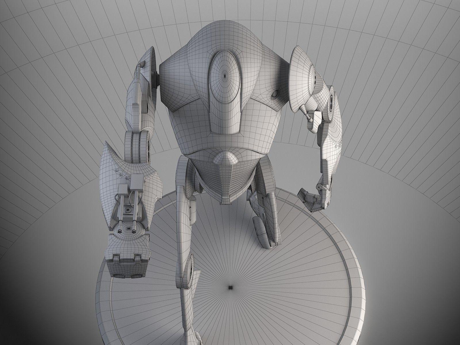 Star Wars B2 Battle Droid 3D model_15