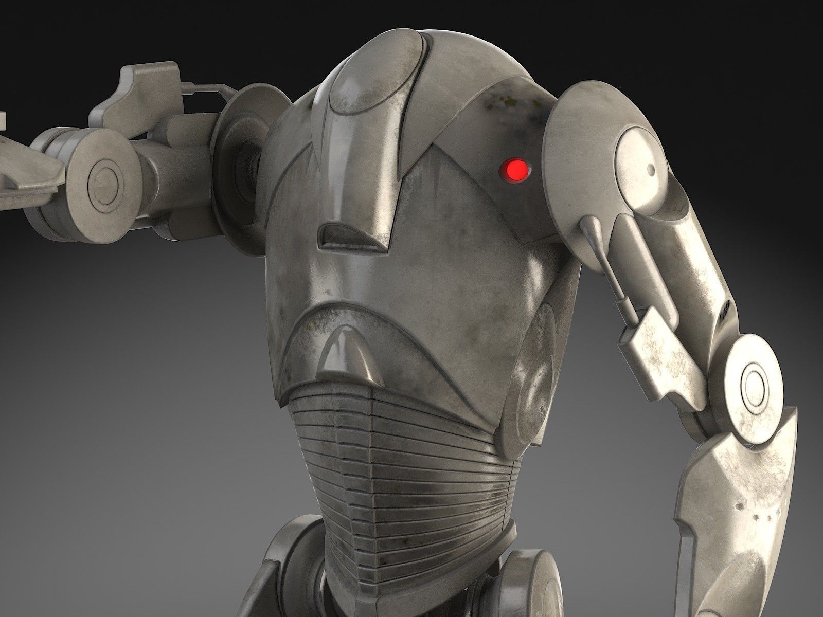 Star Wars B2 Battle Droid 3D model_1