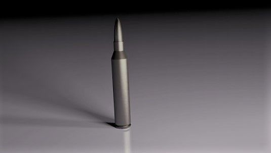 Bullet for AK57 3D model