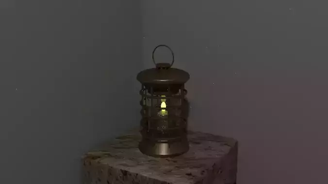 lantern with lattice