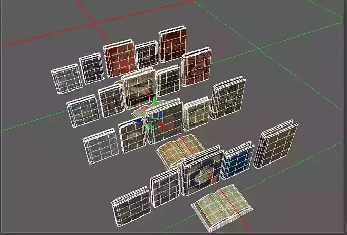 PBR Book Collection Royalty Free