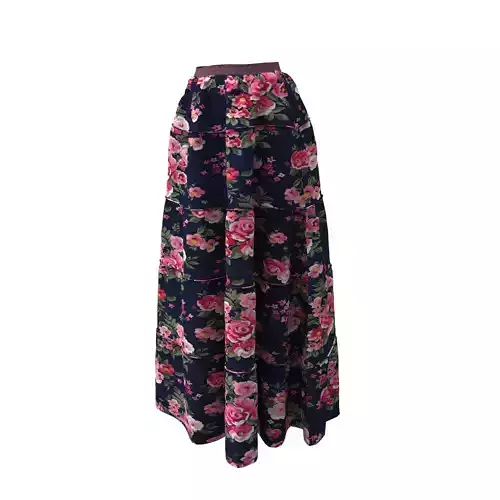Skirt Peasant  3D model