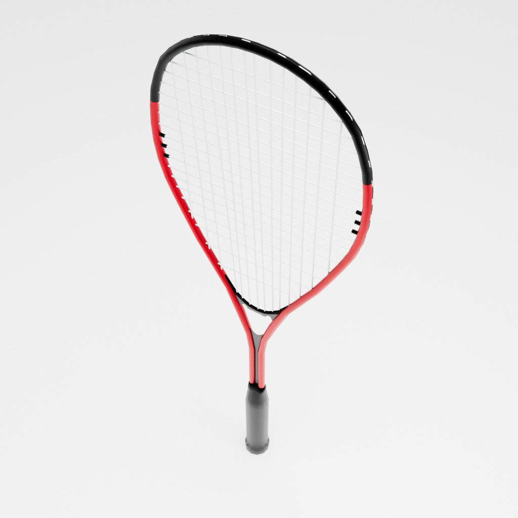 Squash Racquet 3D model CGTrader