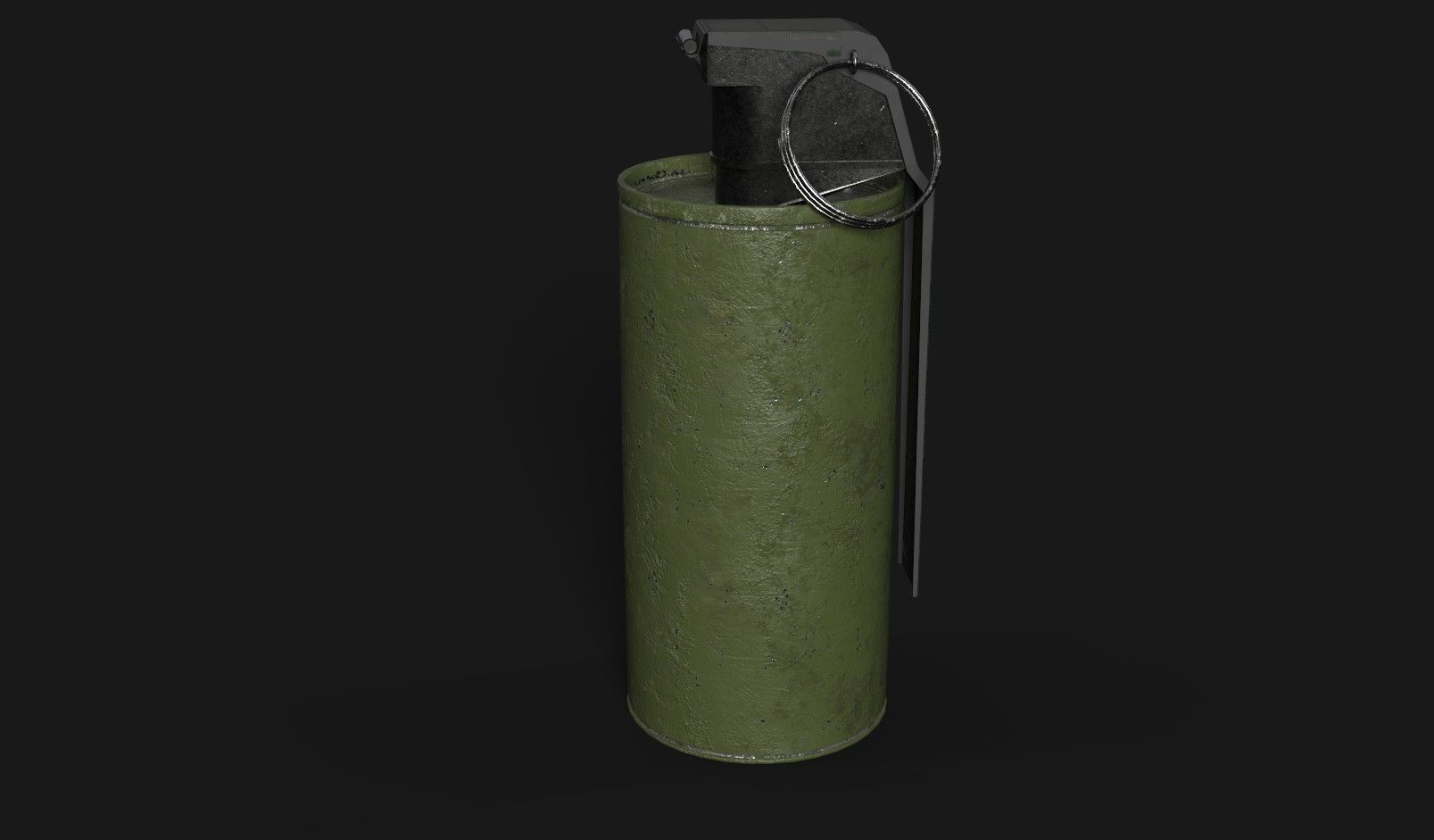 Frag hand grenades PACK Low-poly 3D model_22