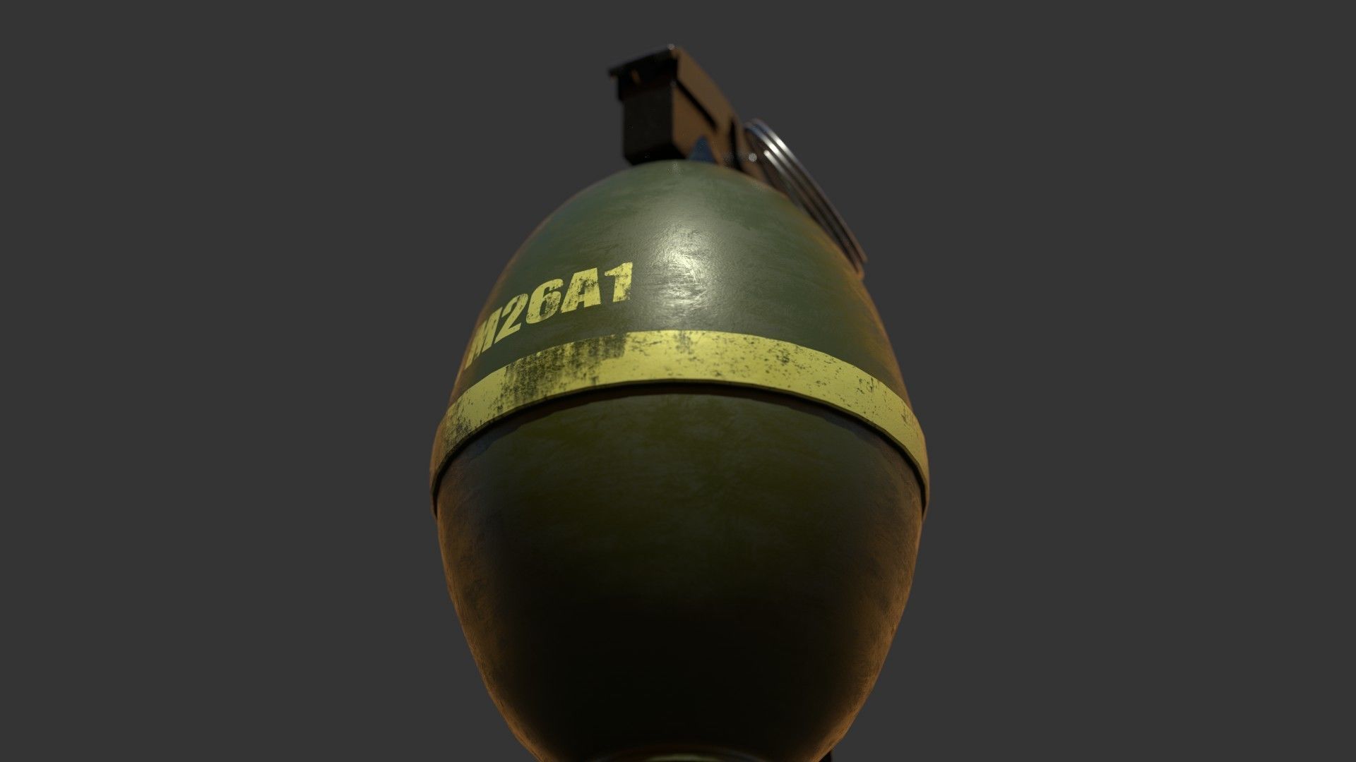 Frag hand grenades PACK Low-poly 3D model_18